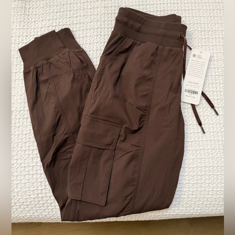 Crz Yoga Mid Rise Joggers with Pockets